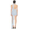 High quality Halter Deep V neck neckline Elegant Sexy Hot sale Woman's Mini Dress