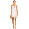 High quality Sexy V neckline Sleeveless Backless Elegant Hot sale Woman's Mini Dress