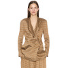 V neckline High quality Business style Flowy Long sleeves Woman's checkered Jacket