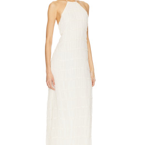 High quality Elegant Halter neckline Freedom Backless Sleeveless Woman's Long Dress