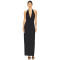 Customized Halter Deep V neck Backless Sleeveless Sexy New fashion Woman's Long Dress
