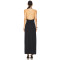 Customized Halter Deep V neck Backless Sleeveless Sexy New fashion Woman's Long Dress
