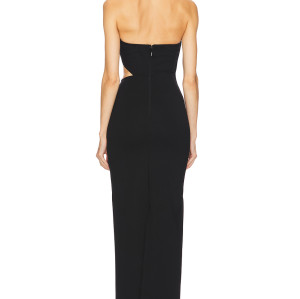 New fashion High quality Halter neckline Backless Sleeveless Cut out Woman's Long Dress