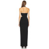 New fashion High quality Halter neckline Backless Sleeveless Cut out Woman's Long Dress