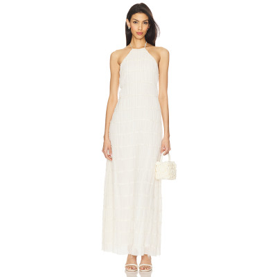 High quality Elegant Halter neckline Freedom Backless Sleeveless Woman's Long Dress