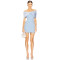 Freendom Romantic Style High quality Bow trims Mini length Off shoulder Woman's Dress