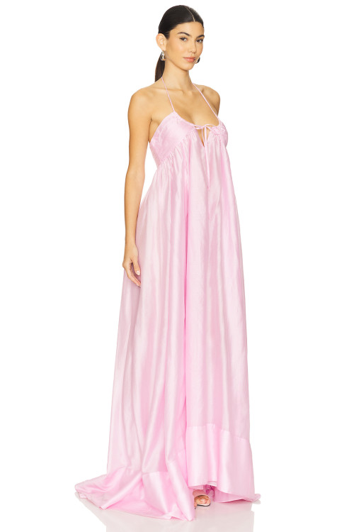 Luxurious High quality Shiny Feminine Ethereal Open back Princess Style Woman's Dress
