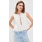 Hot sale Fashionable Cut out Customized Backless Sleeveless High quality Woman's Blouses