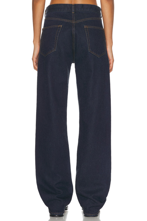 Classic Denim Vintage Sleek Heavy drape Minimalist Structured Durable Wide leg trousers