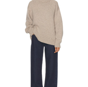 Classic Denim Vintage Sleek Heavy drape Minimalist Structured Durable Wide leg trousers