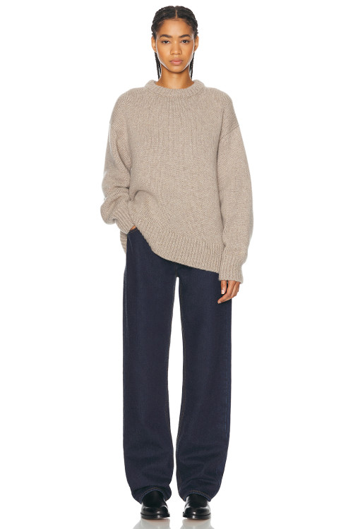 Classic Denim Vintage Sleek Heavy drape Minimalist Structured Durable Wide leg trousers
