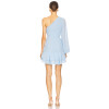 Customized New fashion High quality Cut out Sexy One shoulder Woman's Mini Dress