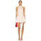 China manufacturer Stylish Halter neckline Backless Sleeveless Woman's Mini Dress