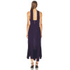 Asymmetric Hem Fluid Glamorous Timeless Ethereal Camisole Deep V neckline Woman's Midi Dress