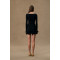 High qualiy Long sleeve Sexy Elegant Fashionable Hot sale Bodycon Woman's Mini Dress
