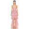 Princess style High quality Off shoulder Backless Sleeveless Woman's High low Dress