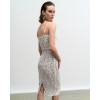 Spaghetti straps Bodycon Slit Delicate Lace patterns Casual Elegant Camisole Woman's Midi Dress