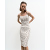 Spaghetti straps Bodycon Slit Delicate Lace patterns Casual Elegant Camisole Woman's Midi Dress