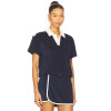 Lightweight High quality Polo V neckline Casual Sports Chic style Woman's Blouses