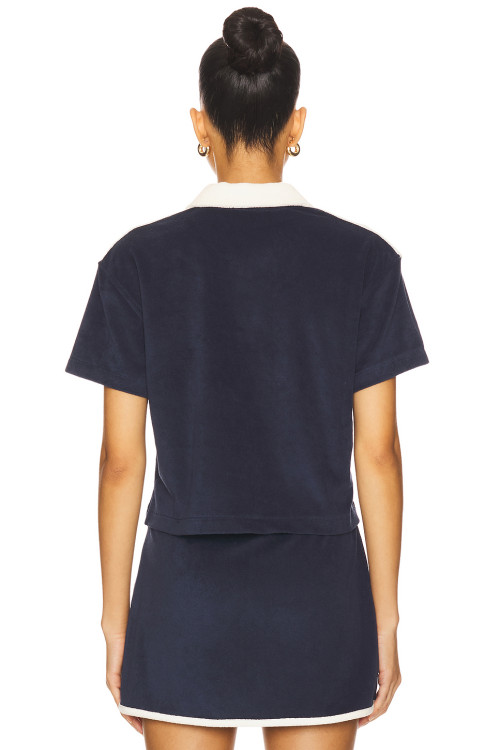 Lightweight High quality Polo V neckline Casual Sports Chic style Woman's Blouses