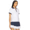 High quality Elegant Polo shirt Buttoned placket Preppy Sporty Woman's Casual Blouses