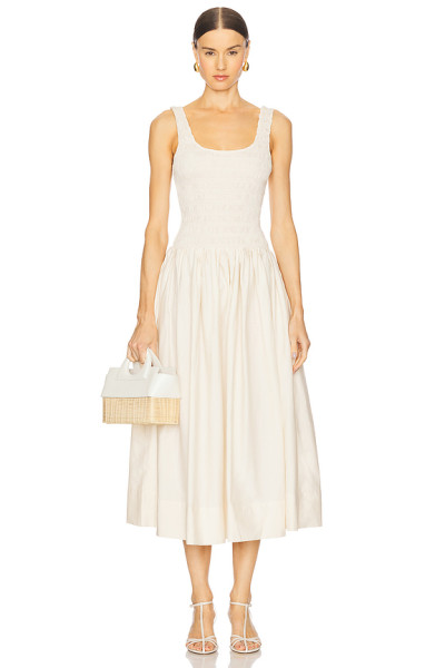 Lovely Charming Princess style High quality Backless Sleeveless Elegant Woman's Midi Dres