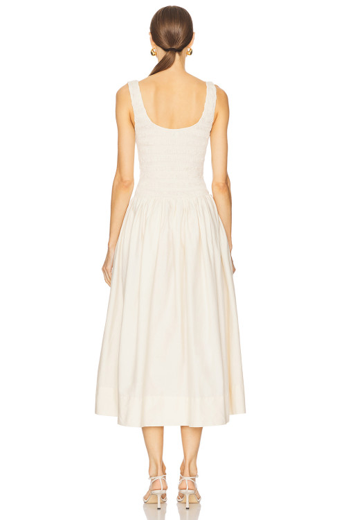 Lovely Charming Princess style High quality Backless Sleeveless Elegant Woman's Midi Dres