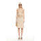 Halter neckline Stylish Lace Sleeveless Backless High quality Woman's Midi Dress