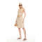Halter neckline Stylish Lace Sleeveless Backless High quality Woman's Midi Dress