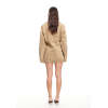 Formal Long Sleeve V neckline Double breasted Oversized Hot sale Woman's Mini Dress