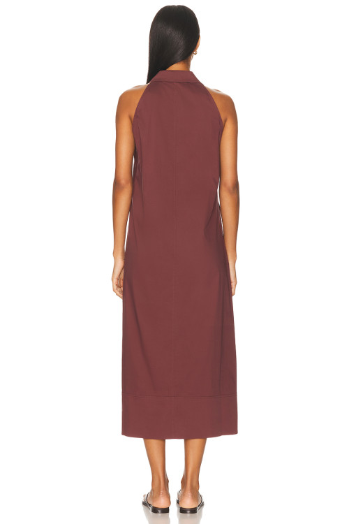 V neckline Oversized Comfortable Casual Hot sale High quality Elegant Woman's Midi Dress