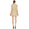 Chic New fashion Hot sale Customized Formal Belt trims High quality Woman's Mini Dress