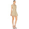 Chic New fashion Hot sale Customized Formal Belt trims High quality Woman's Mini Dress