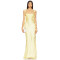 spaghetti ornamental straps open back Sleeveless silky Maxi length Woman's Long Dress
