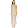 New fashion Camisole High quality Bodycon Sexy Transparency Hot sale Woman's Maxi Dress