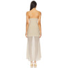 New fashion Camisole High quality Bodycon Sexy Transparency Hot sale Woman's Maxi Dress