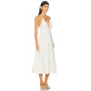 New fashion Romantic Charming Halter V neckline Open back Lovely Woman's Midi Dress