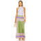 Bohemian Style Patchwork Floral prints High waisted Wide leg Comfortable Woman's Pants