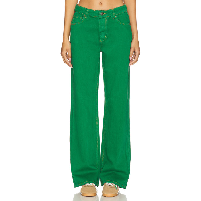 High quality Classical Formal Elegant Slim Casual Wide leg trousers Woman's Pants