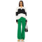 High quality Classical Formal Elegant Slim Casual Wide leg trousers Woman's Pants