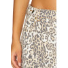 Stylish Customized Slim High quality loose fitting high waisted leopard print Woman's pants