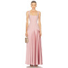 Charming Elegant Sexy Lovely High quality Exquisite Square neckline Woman's Maxi Dress