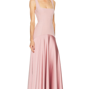 Charming Elegant Sexy Lovely High quality Exquisite Square neckline Woman's Maxi Dress