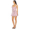 New Design High quality Floral printed Camisole Sleeveless Backless Woman's Mini Dress
