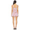 New Design High quality Floral printed Camisole Sleeveless Backless Woman's Mini Dress