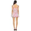New Design High quality Floral printed Camisole Sleeveless Backless Woman's Mini Dress