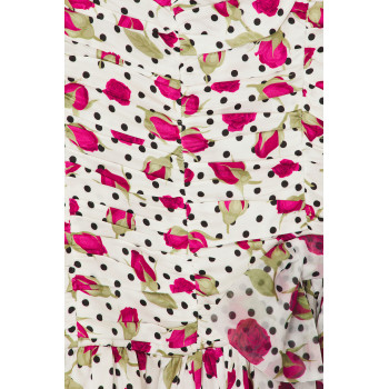 New Design High quality Floral printed Camisole Sleeveless Backless Woman's Mini Dress