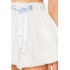 Sweet Feminine Airy Elasticized Charming Breezy Lovely Bow trims Elegant Woman's shorts