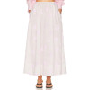 Light colored Delicate Gentle Elegant Romantic Flowing Oversized Woman's Midi Dress
