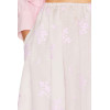 Light colored Delicate Gentle Elegant Romantic Flowing Oversized Woman's Midi Dress